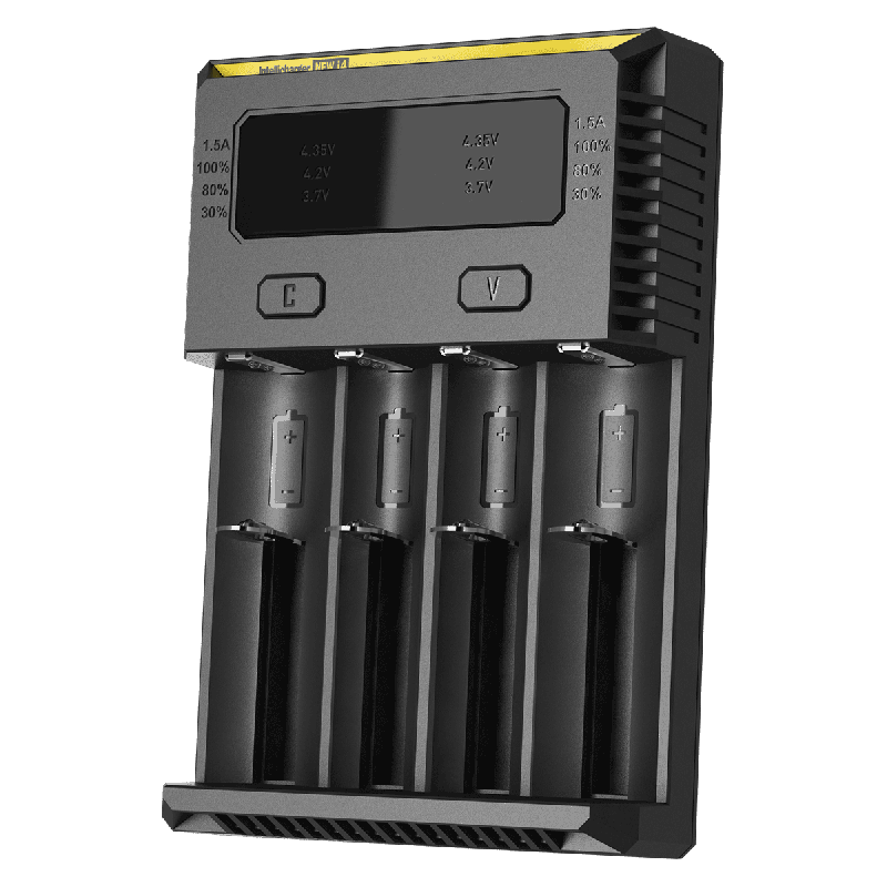 Nitecore NEW I4 Li-ion Battery Charger User-Friendly Efficient Output Smart Charging for Li-ion NiMH Compatibility