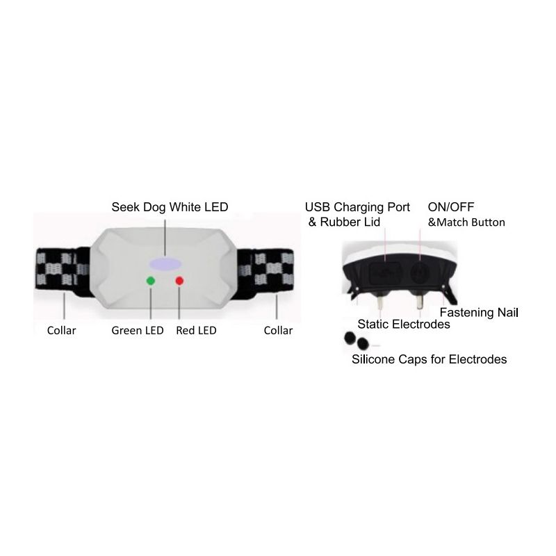 2021 New Dog Training Collar with Remote Safe Rechargeable Waterproof Shock Collar for All Breeds Adjustable