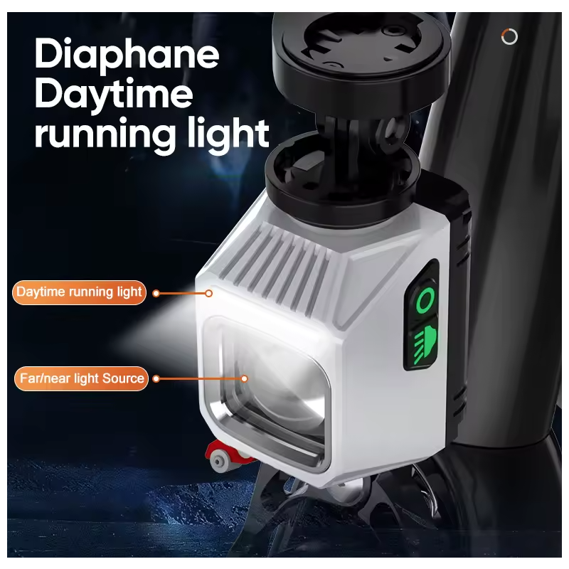 NiteBeam CL1600 Bicycle Hanging Lights Headlights Night Riding Bike Front Lamp MTB Road Anti-glare Flashlight Cycling Accessories