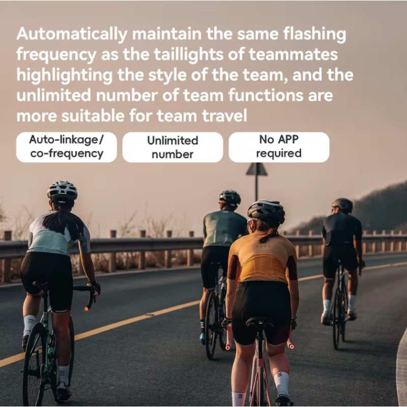 ROCKBROS R0 Handlebar End Plug Bike light Type-C MTB Road Cycling Taillight