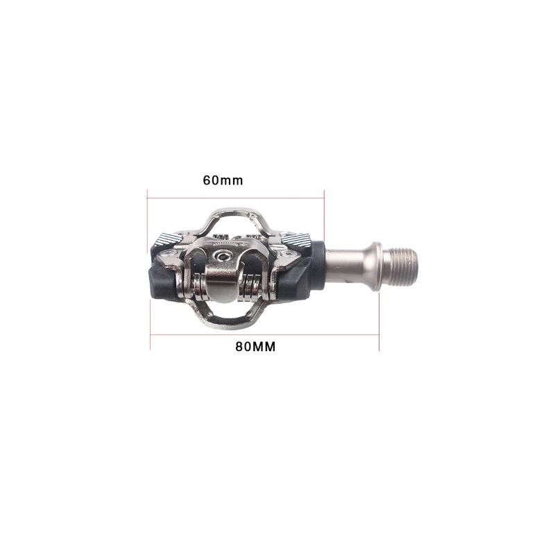 RACEWORK MTB Pedal Self-Locking SPD Durable Lightweight Carbon Chrome Steel for Mountain Bike Trail Riding