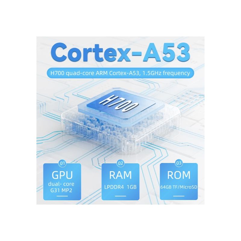 ANBERNIC RG35XX Retro Handheld Game Console Vibrant IPS Screen PSP Support for Nostalgic Gameplay in Gray