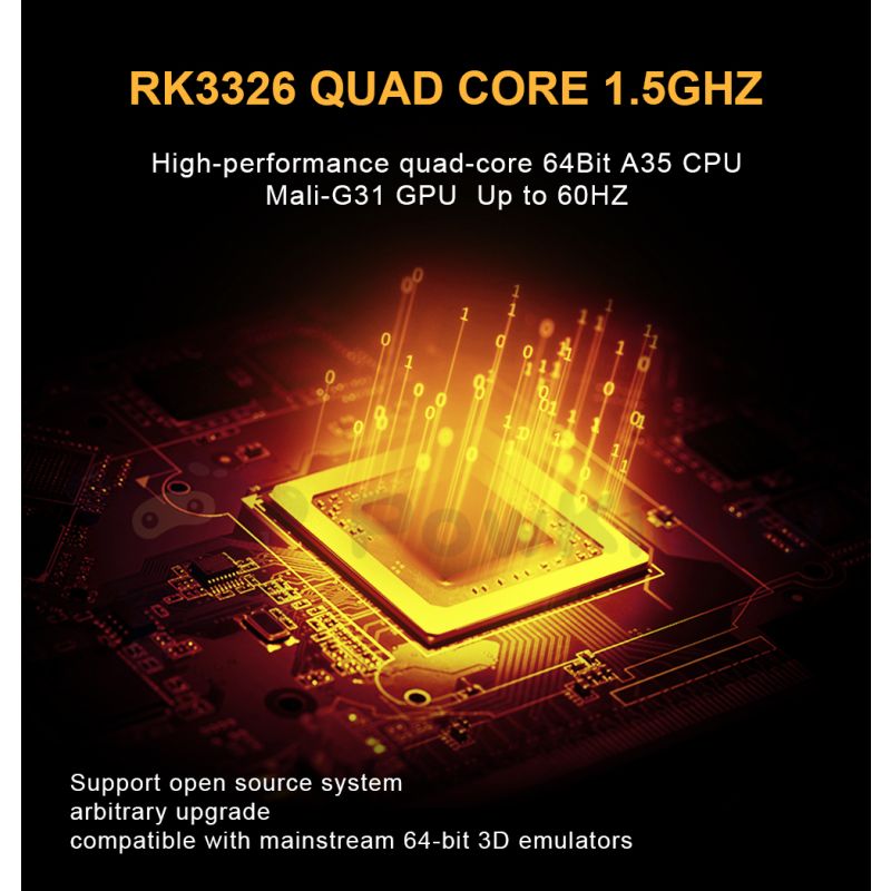 POWKIDDY RGB20S Handheld Console 3.5 Inch HD Display Retro Gaming Device for Kids Retro Enthusiasts Gifts