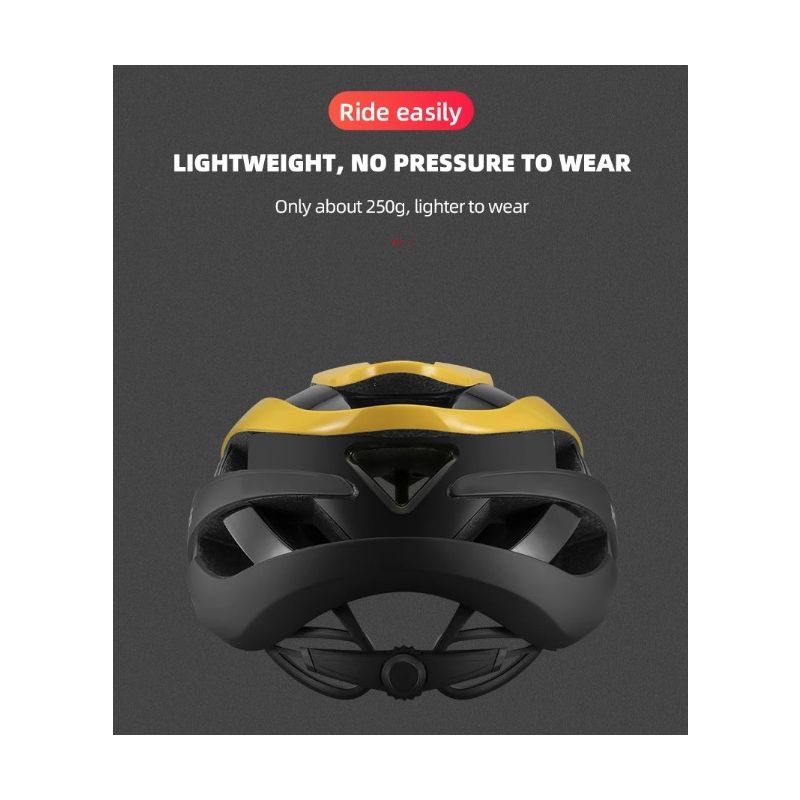 ROCKBROS Bicycle Helmet Ultralight Cycling Helmet Anti-Sweat Technology Shock Resistant for Outdoor Sports