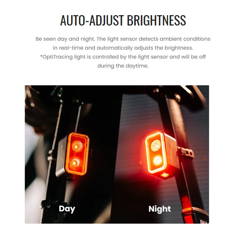 Magicshine SEEMEE300 Smart Tail Light with 300 Lumens 360° Visibility IPX6 Waterproof Cycling Safety Light