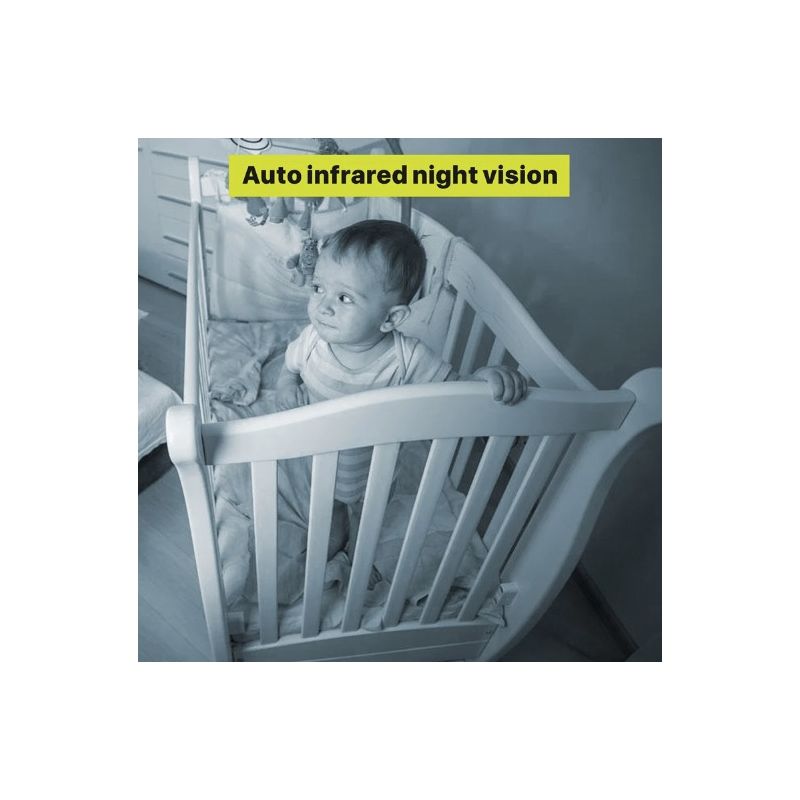 5 Inch Baby Monitor SM650 HD 720P Video Long-Lasting Battery Two-Way Audio Portable Infant Surveillance