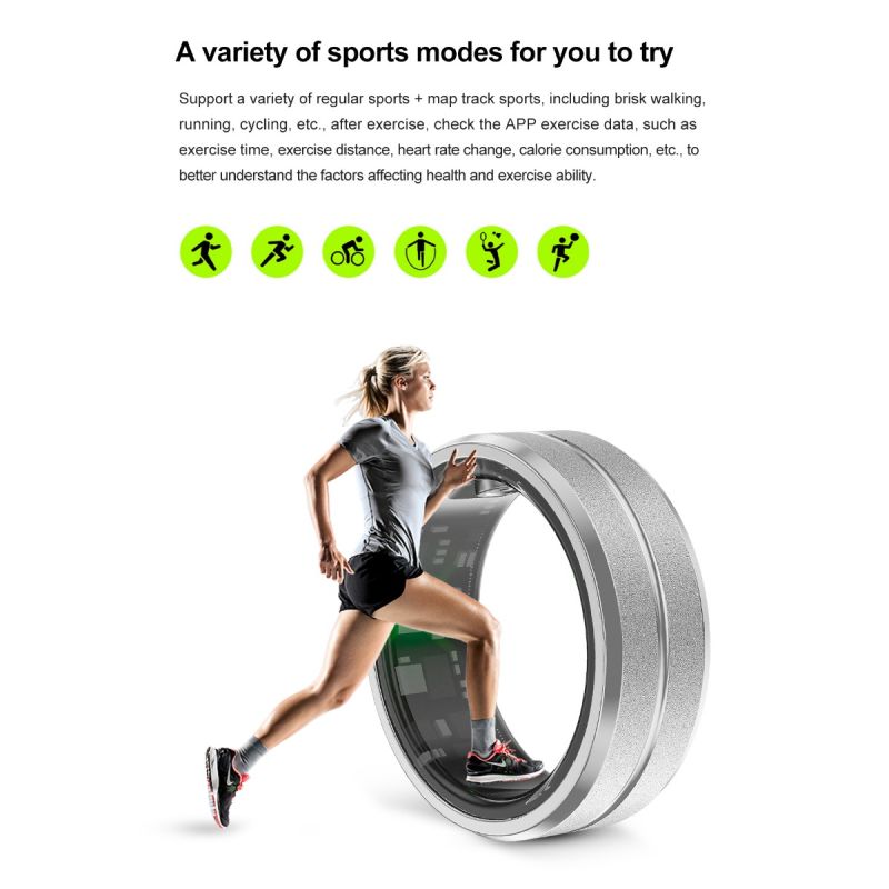 Multi-functional Smart Ring Wearable Technology with Heart Rate and Sleep Quality Tracking Stylish Accessory