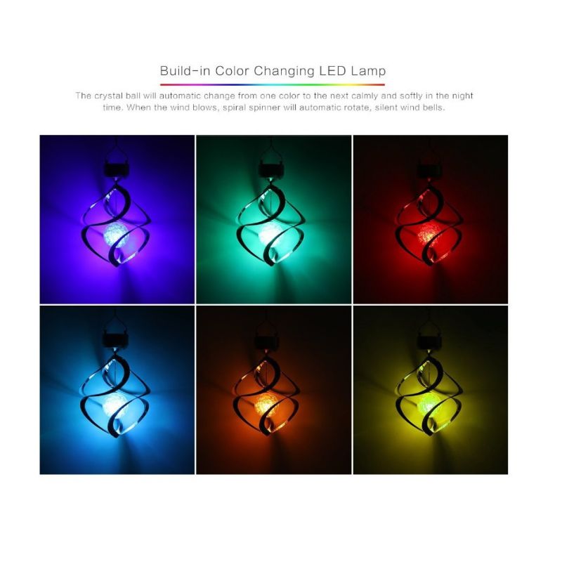 Enchanting Solar Lights Outdoor Decorations Wind Chimes LED Color Changing for Garden Parties Durable Design