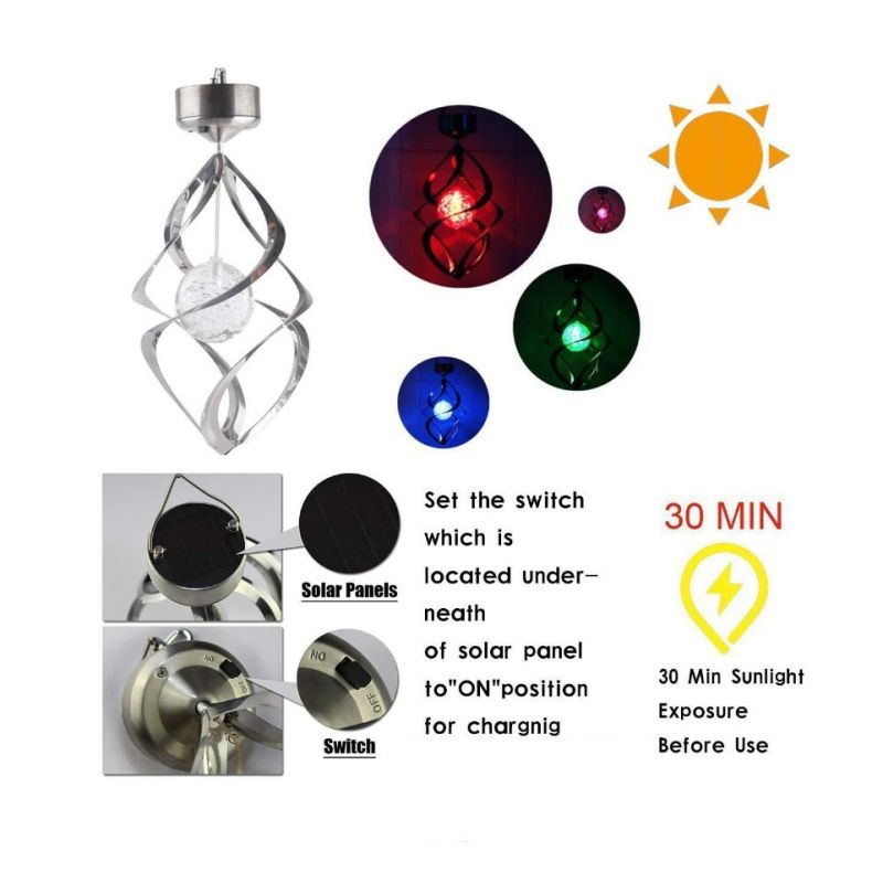 Enchanting Solar Lights Outdoor Decorations Wind Chimes LED Color Changing for Garden Parties Durable Design