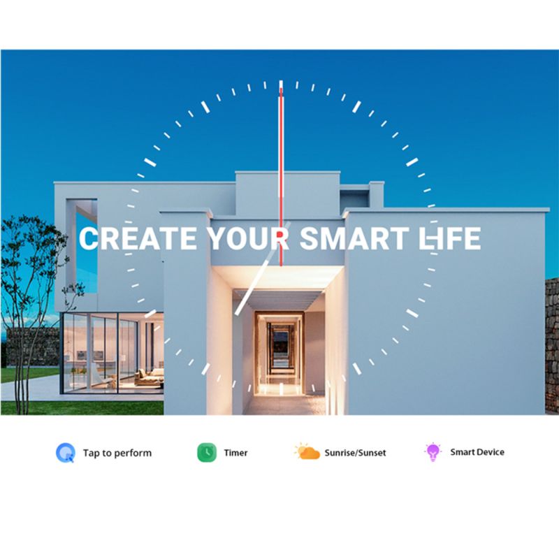 SONOFF Basic R2 Wifi Switch Module with Voice Control for Smart Home Lighting Compatible with Alexa and Google