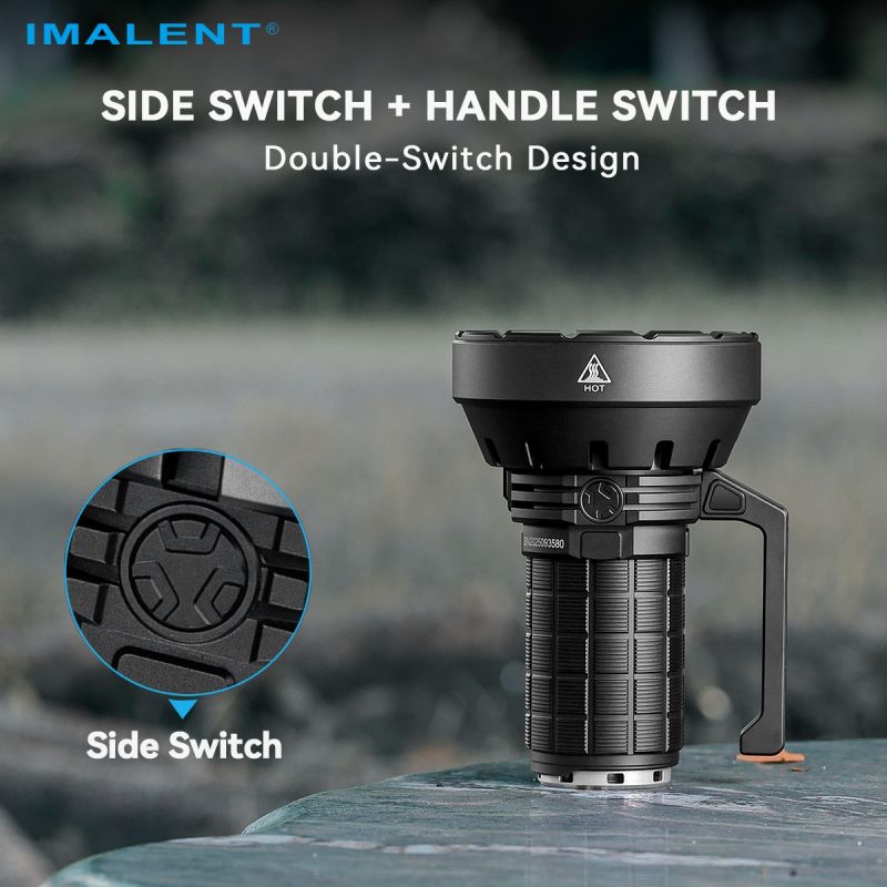 IMALENT SR16 55000 Lumen Long Beam Flash Light 1715 Meters LED Flashlight 