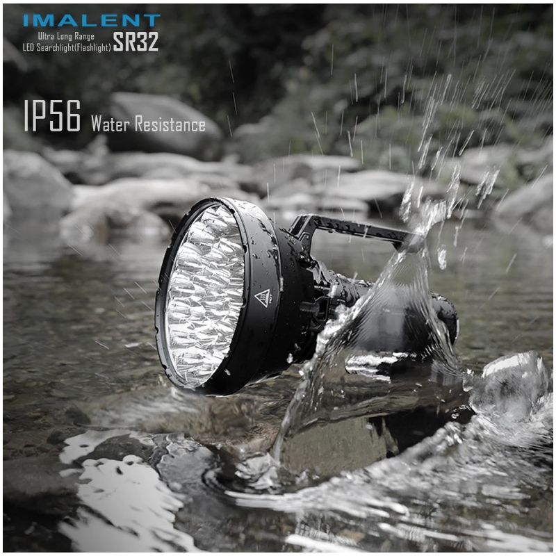 IMALENT SR32 120000 Lumens Powerful Flashlight for Outdoor Lighting Beam Distance 2080m Durable Rechargeable
