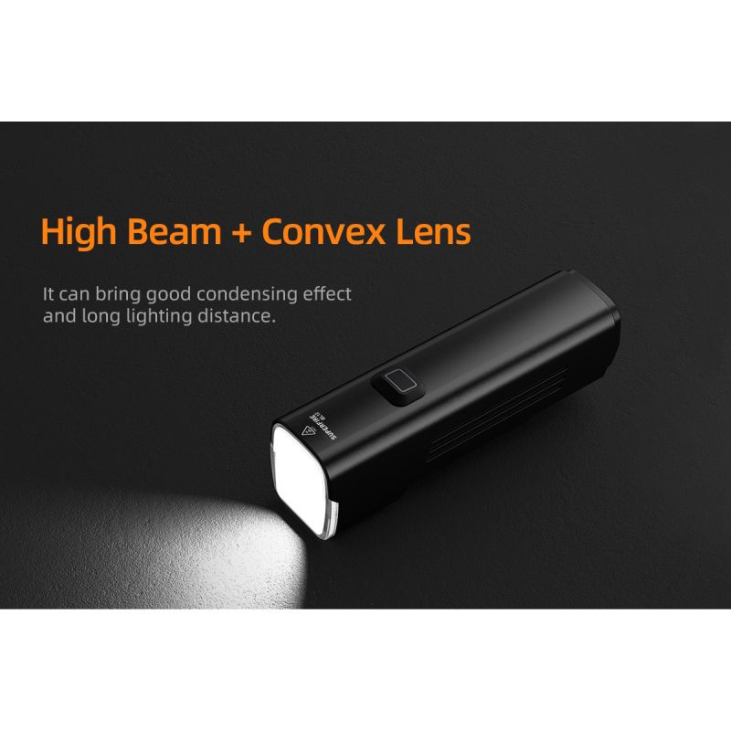 SUPERFIRE BL12 20W Double Lamp Bicycle Front Light Set USB Rechargeable 4800mAh LED Headlight Outdoor Camping Hiking Bike Lamp