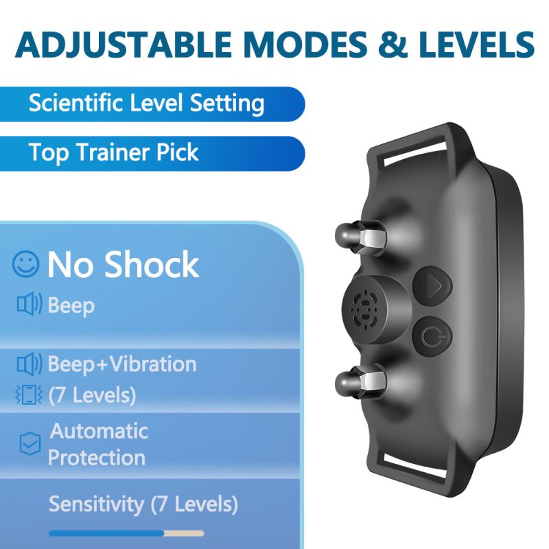 Pet Dog Anti Barking Device Gentle Ultrasonic Collar Stop Barking Comfortable Trust Building Solution