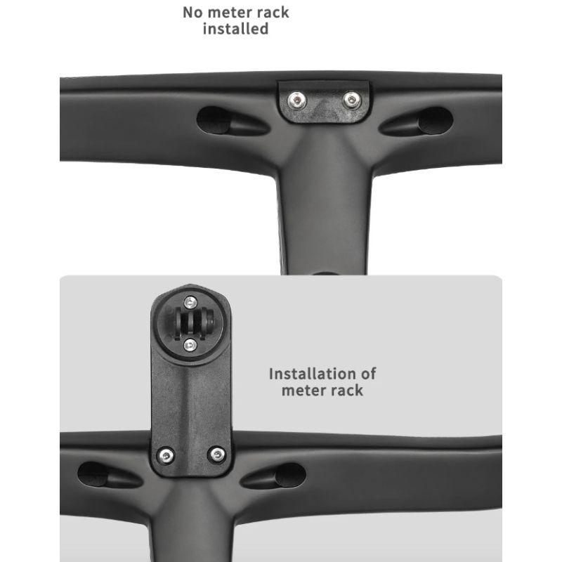 TOSEEK TR5500 Road Bike Handlebar Lightweight Full Carbon Fiber Stem Aerodynamic Design Matte Black Finish