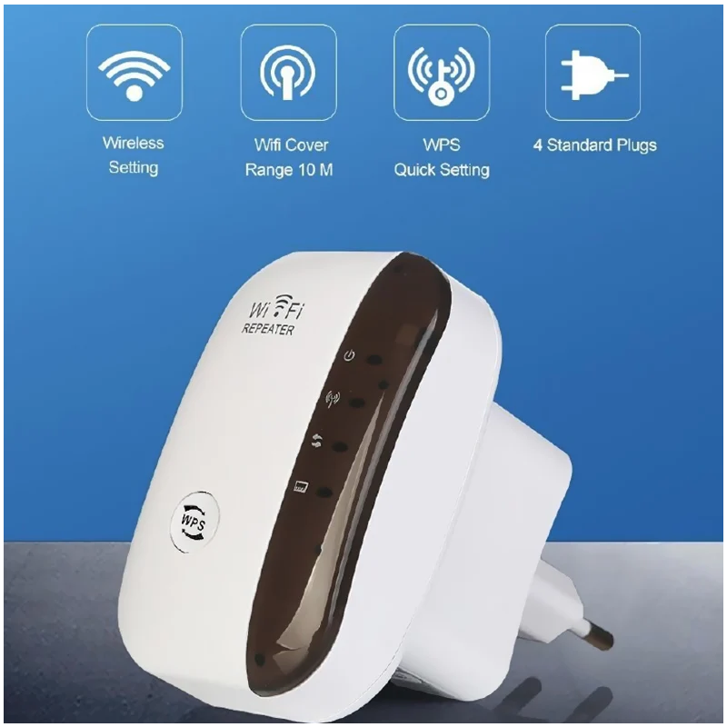 Wifi Repeater Wireless Signal Amplifier Extended Network Enhancer Home Router Through The Wall Bedroom Receive Moving