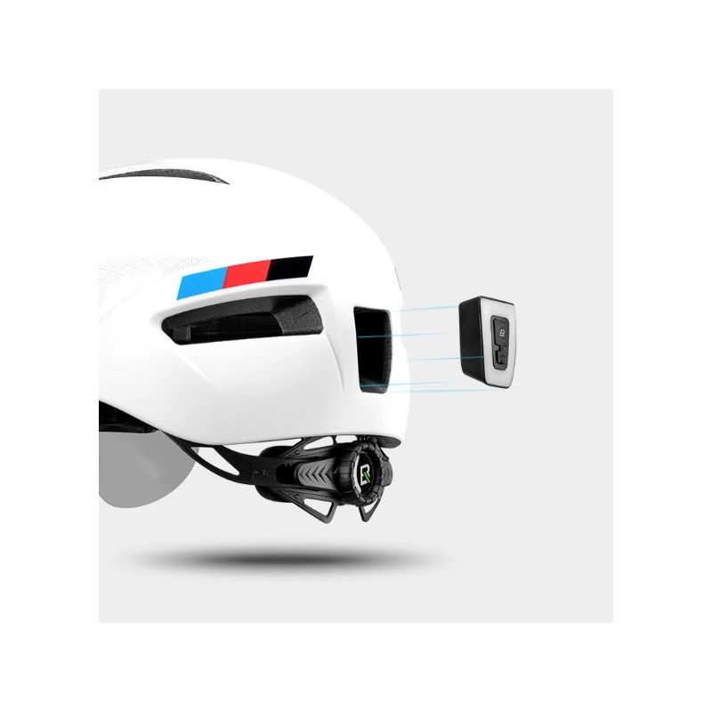 ROCKBROS Bicycle Helmet Ultralight Design with Integrated LED Light Magnetic Goggles Comfortable and Safe