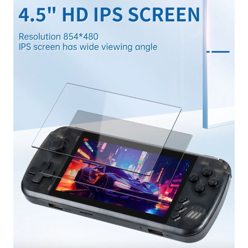 POWKIDDY X39pro Handheld Video Game Console 4.3 Inch IPS Retro Gaming with PS1 Support and HD Output