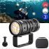 Diving Light Highlight Torch 10000 Lumens Tactical Diving Flashlight 100M Waterproof Underwater Adventure