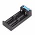 TrustFire TR-016 Micro USB Battery Charger Compact Dual Slot Charger with Smart Identification and Safety Features