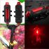 Portable USB Rechargeable Bicycle Taillight Rear Safety Light with Dynamic Flash Modes for Cycling Visibility