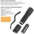 UltraFire 940nm LED IR Flashlight Adjustable Focus Stepless Dimming Night Vision Hunting and Wildlife Exploration