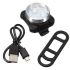 USB Rechargeable Bike Light HJ-030 3 LED 4 Modes Waterproof Front Light Cycling Safety Perfect for Night Rides