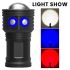 B12 LED Diving Flashlight Bright Dive Light for Underwater Photography IPX8 Waterproof Scuba Dive Lantern