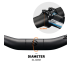 TOSEEK ZF-ONE MTB Carbon Handlebar 31.8mm Lightweight Matt Black 580mm 760mm Ergonomic Design Premium Quality