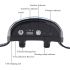 Pet Dog Anti Barking Device USB Charging Collar Humane Training Tool for Peaceful Home Environment