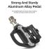 ROCKBROS SPD-SL Road Bike Pedals Ultralight Aluminium Self-locking Cycling Pedals for Enhanced Stability