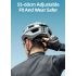 ROCKBROS Bicycle Helmet LED Rear Light Ultralight Design Rechargeable Cycling Safety Gear for Road MTB