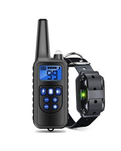 800m Dog Training Collar Dog Training Device IP7 Waterproof Pet Remote Control Rechargeable dog collar