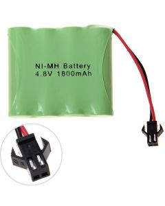 4.8V AA 1800mAh Ni-MH SM Plug Rechargeable Battery