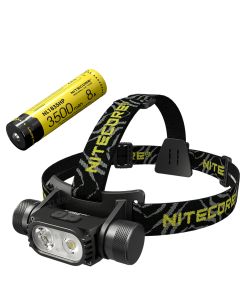 Nitecore HC68  2 x Luminus SST-40-W LEDs 2000 Lumens Dual Beam Rechargeable Focusable Headlamp with 3500mAh Battery