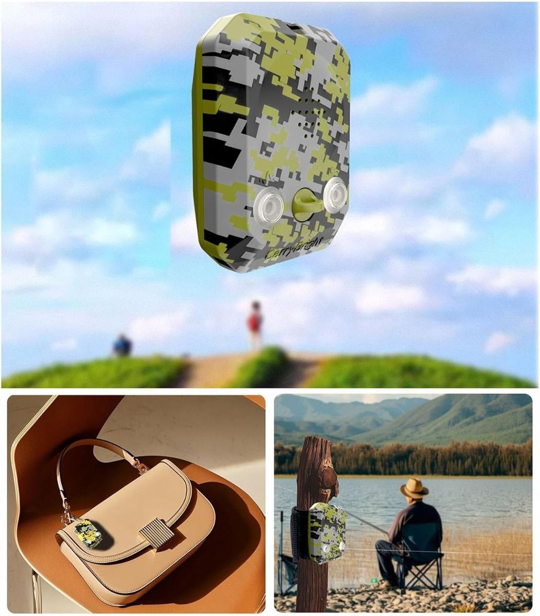 120dB Perimeter Alarm - Waterproof Outdoor Trip Security Siren, Camping Survival Safety Device, Wilderness Protection Gadget, emergencys Alert | Travel Trip Alarm for Hunting Property Night Defense