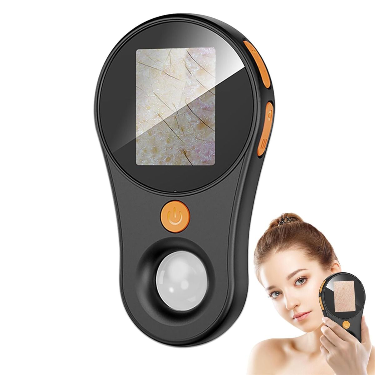 500X Magnification Digital Microscope 2MP Magnifying Glass Electronics Repair Video Coins Microscopio Handheld Dermatoscope Skin Analyzer Machine