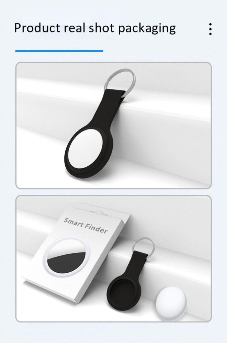 Mini GPS Tracker Bluetooth 4.0 Smart Locator Lightweight Anti-Lost Device for Keys Pets Kids Real-Time Location