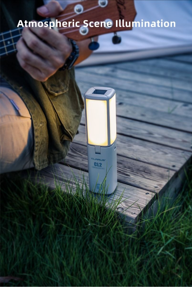 Klarus CL2 750 Lumen Freefolding Camping Light Portable Eye-caring Versatile Lamp with 7 Light Modes