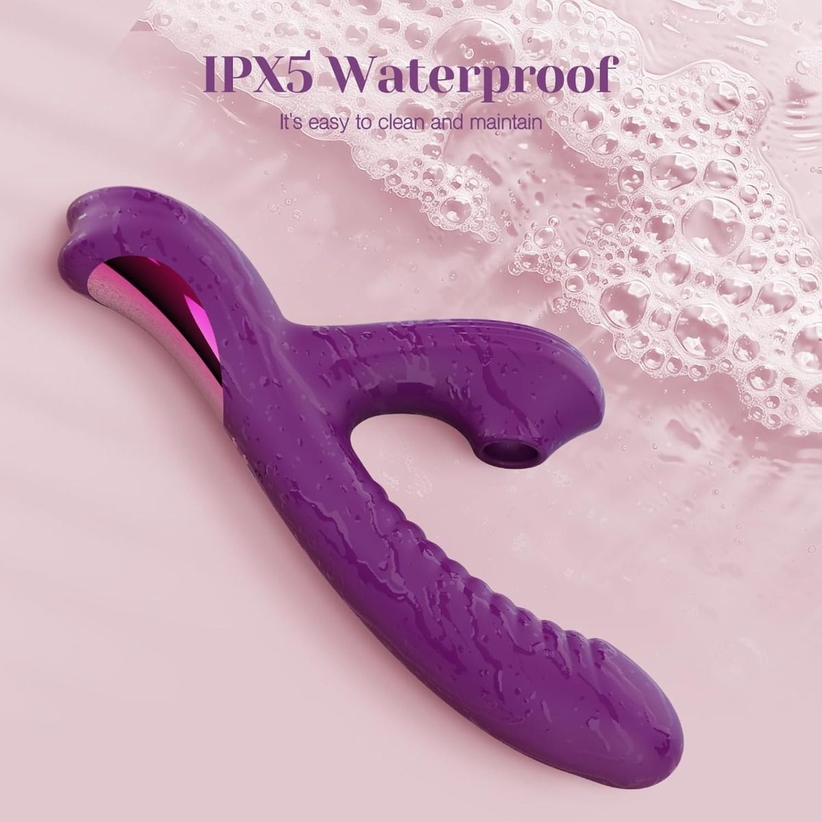 Sucking Vibrator for Clitoral G Spot Stimulation, Adult Sex Toys for Women Couple, Vibrating Finger Massager with 3 Suction and 10 Vibration & Come-Hither Modes