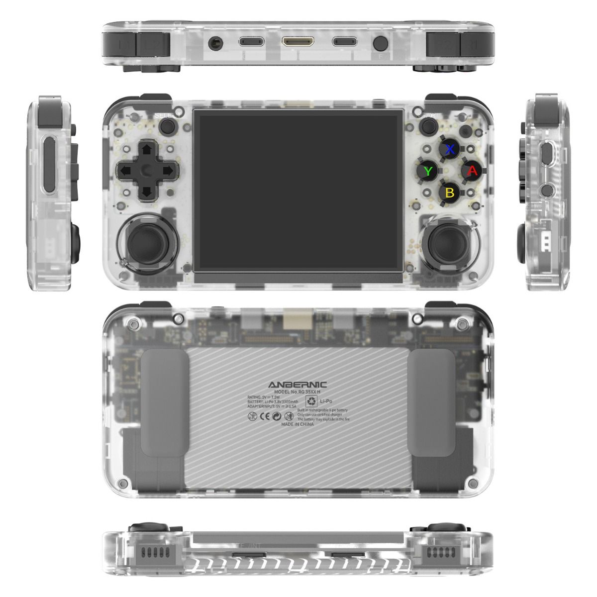 Anbernic RG35XX H Handheld Game Console 5000 Classic Games IPS Display Wireless Controller Retro Gaming