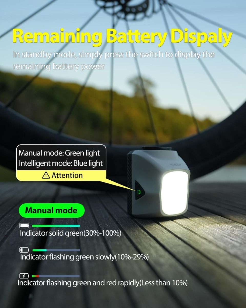 TOWILD DLite 1700 USB Rechargeable Bike Light 1900 Lumens Waterproof Headlight Cycling DL1700 Bicycle Lights 