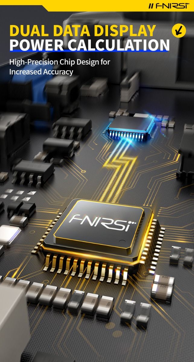 FNIRSI DMC-100 Clamp on Multimeter Fully Automatic Intelligent High Precision Clamp on Meter Ammeter Universal Meter, Measures NCV, AC/DC Voltage Current, Continuity Capacitance Diode Resistance, Temperature