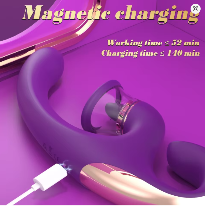 Tongue Sex Toy Sucking Vibrator for Clitoral G Spot Stimulation, Adult Sex Toys for Women Couple