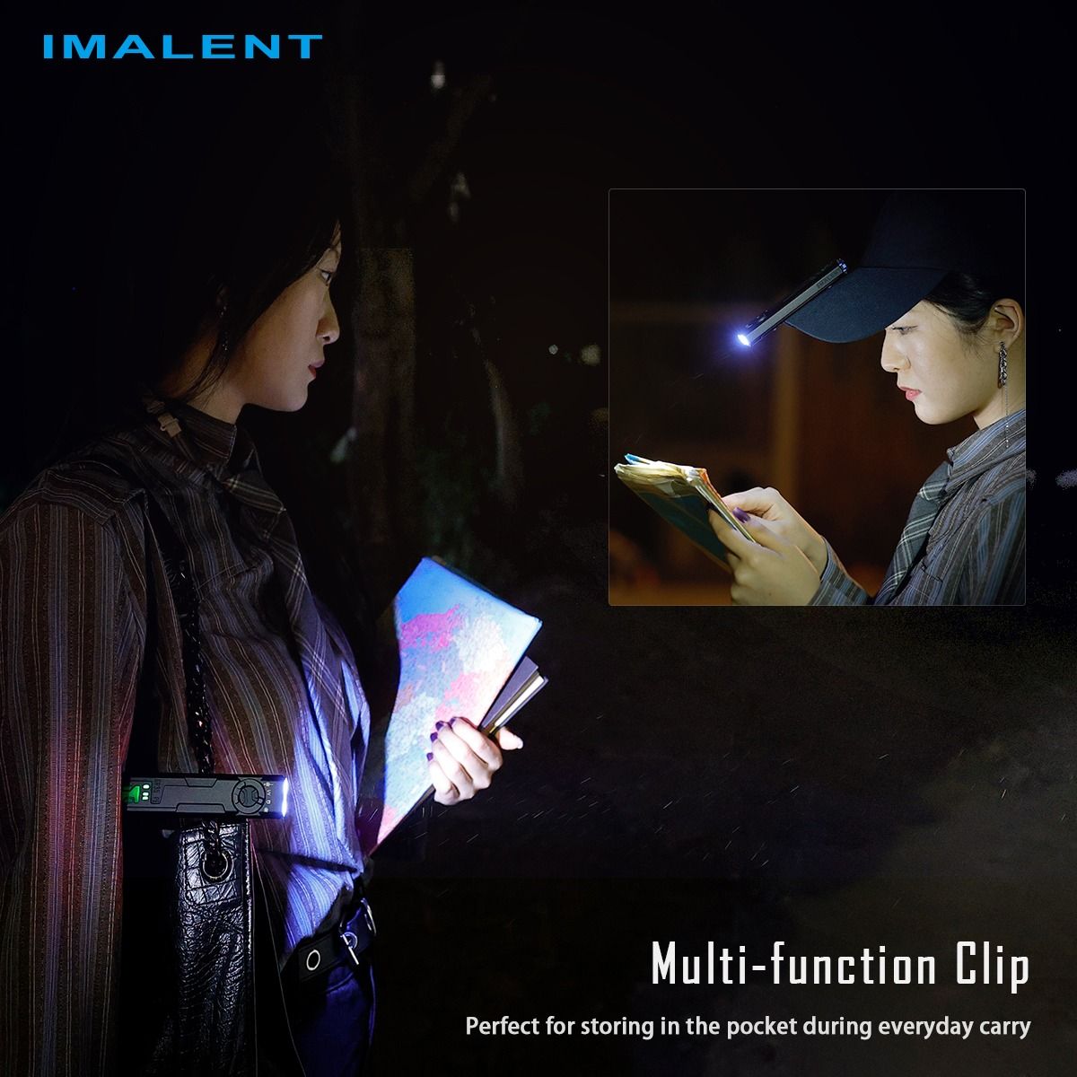 IMALENT GR35 2800 Lumens LED EDC Flashlight(Red)