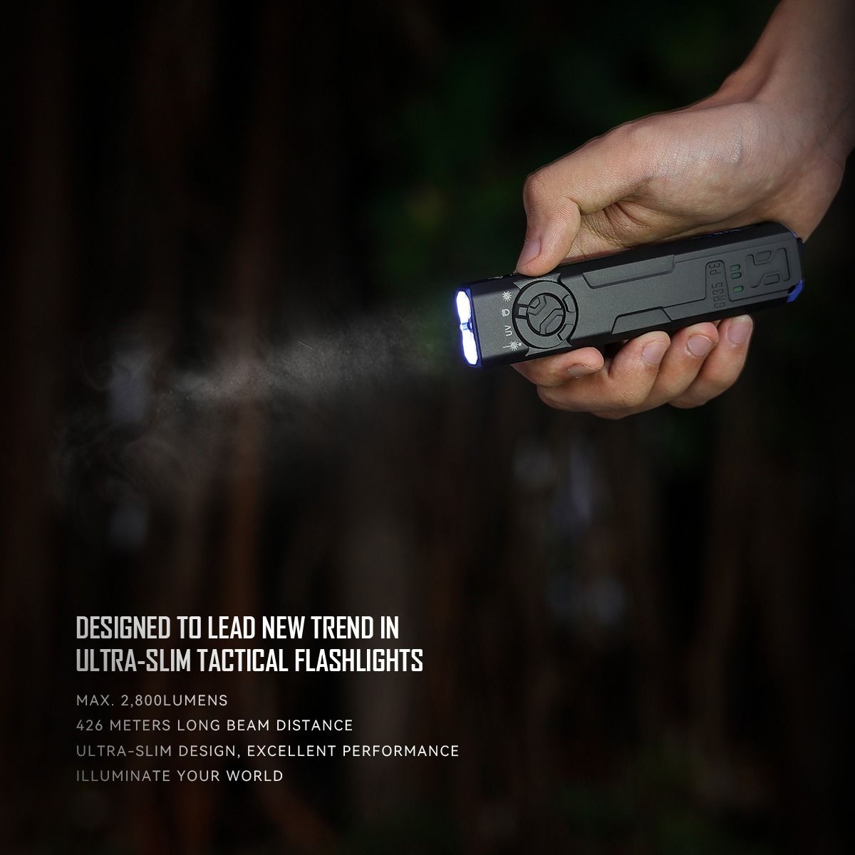 IMALENT GR35 2800 Lumens LED EDC Flashlight(Green)