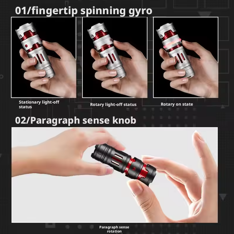 Portable Mini EDC Flashlight USB Rechargeable Pocket Torch Light Keychain Flashlights