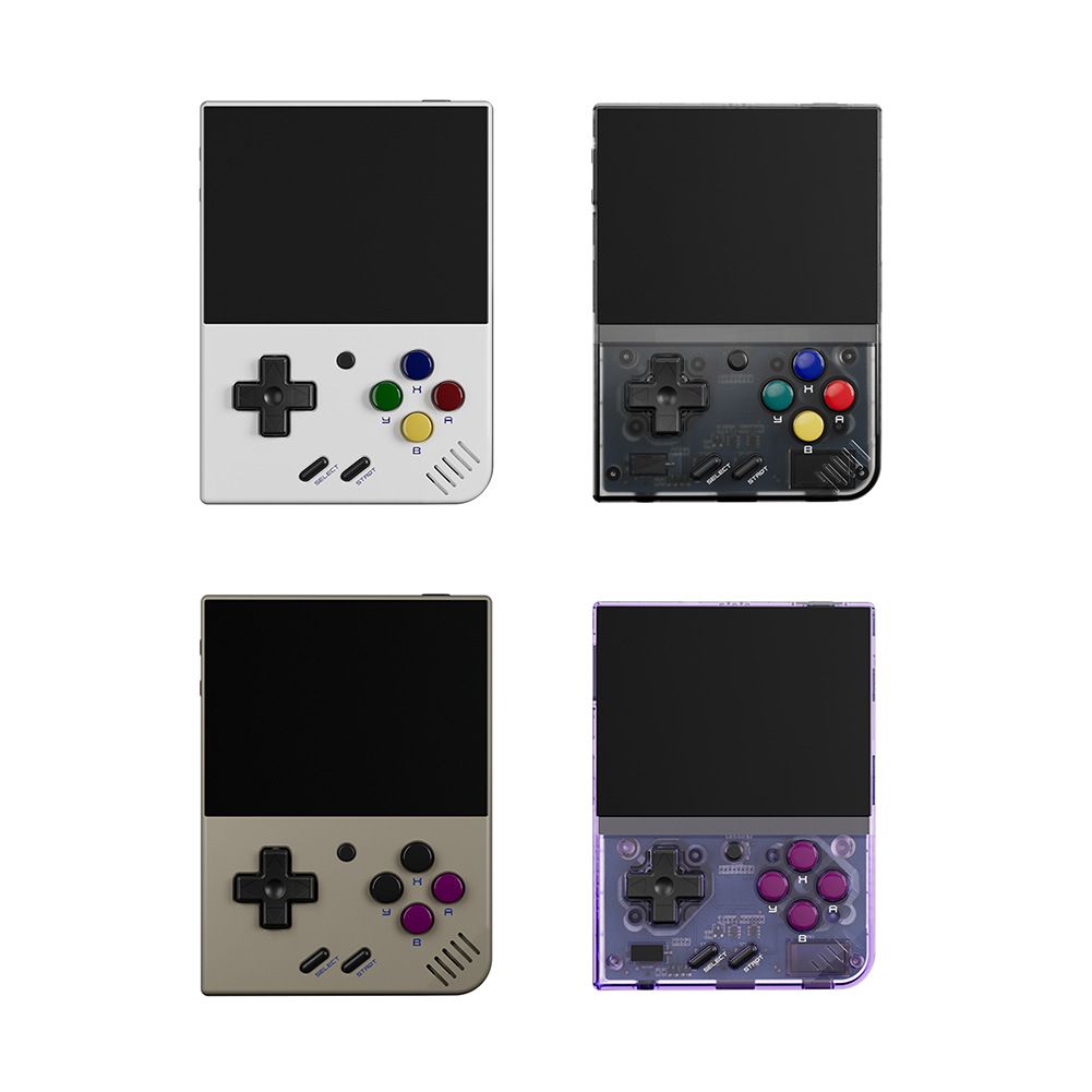MIYOO Mini Plus Portable Retro Game Console 3.5-inch IPS Screen Lightweight Classic Video Games Compact
