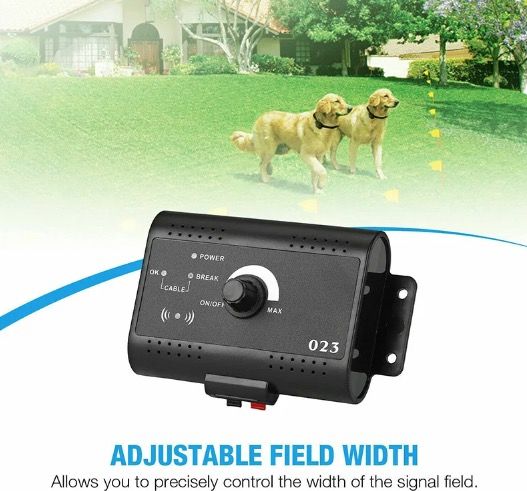 Electric Pet Fence Invisible Wireless Dog Fence System with Magnetic Field Induction Customizable Roaming Area