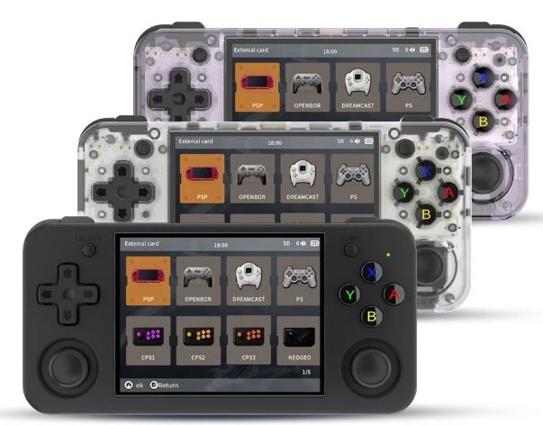 Anbernic RG35XX H Handheld Game Console 5000 Classic Games IPS Display Wireless Controller Retro Gaming
